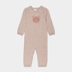 Combinaison tricot coton Kimbaloo taupe b&eacute;b&eacute;