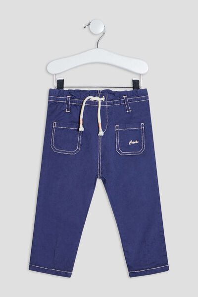 Jeans droit Creeks bleu bébé fille