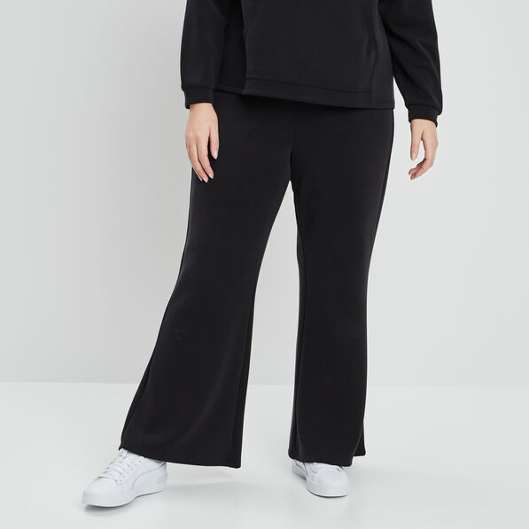 pantalon de jogging bootcut noir femmegt Pantalon de jogging bootcut noir femme grande taille