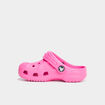 Sabots de plage Crocs rose fluo fille
