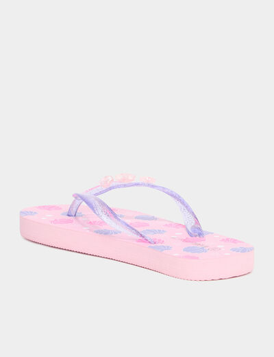Tongs de plage multicolore fille