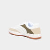 Baskets basses &agrave; lacets blanc homme