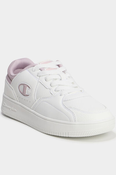 Baskets &agrave; lacets Champion RD25 rose femme
