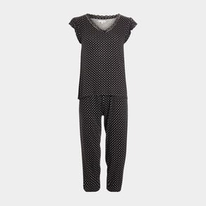 ensemble pyjama 2 pieces noir femme Ensemble pyjama 2 pièces noir femme