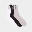 Lot 3 paires chaussettes sport Kappa gris homme