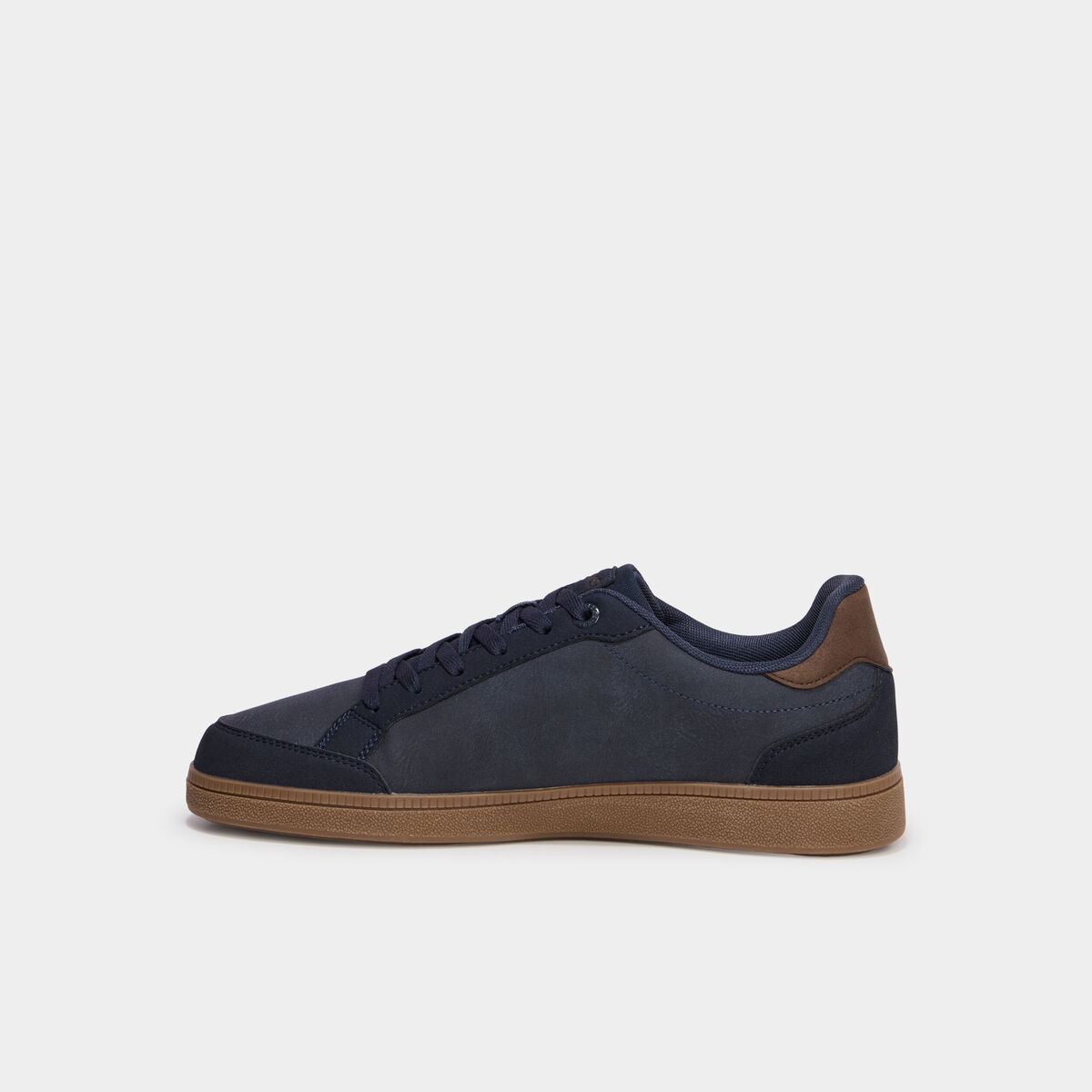Baskets &agrave; lacets bleu homme