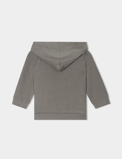 Ensemble 2 pièces sweat et jogging coton vert kaki bébé garçon