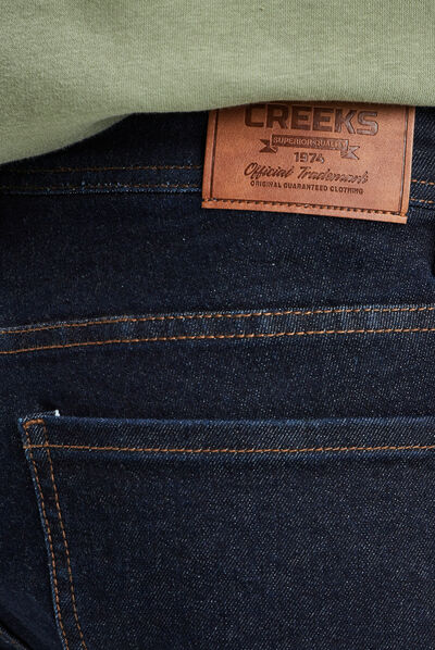 Jeans slim 5 poches denim brut homme