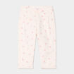 Pantalon de jogging avec noeud creme b&eacute;b&eacute; fille