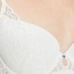 Soutien-gorge corbeille blanc femme