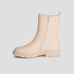 Bottines semelle épaisse crantée rose clair fille