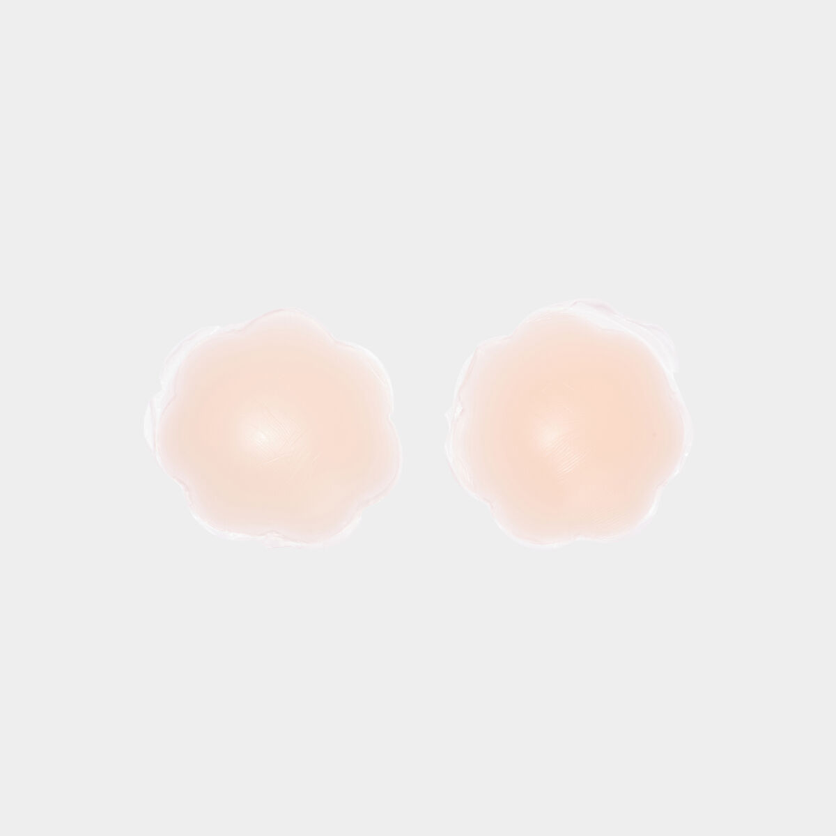 Cache-tétons réutilisables en silicone beige femme