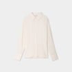 Chemise manches longues beige femme
