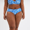 Bas de maillot de bain bleu femme grande taille