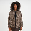 Surchemise en jean coton marron femme