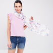 Foulard blanc femme