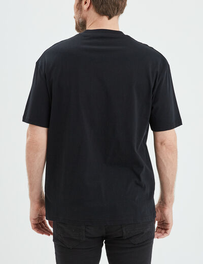T-shirt à manches courtes Rick et Morty noir homme