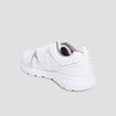 Baskets running à lacets blanc homme