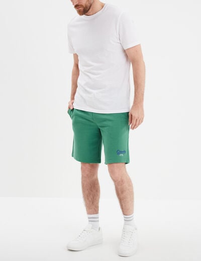 Short jogging droit à coulisse Creeks vert homme
