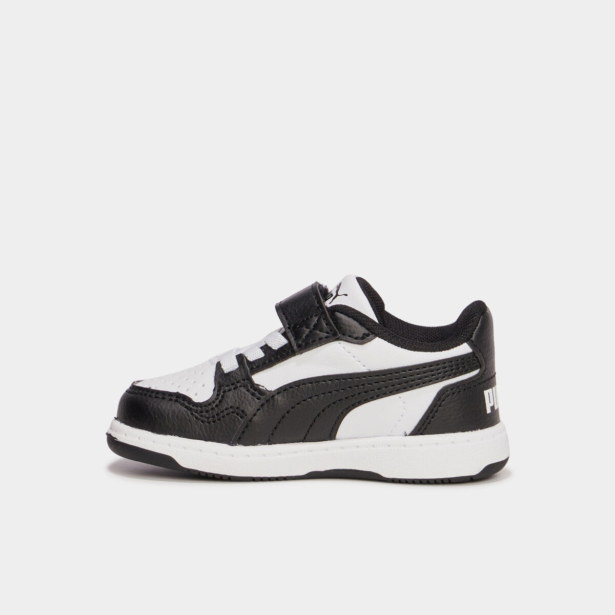 Tennis basses à scratchs Puma Lite noir bébé garçon
