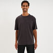 T-shirt 1 poche manches courtes coton gris fonc&eacute; homme