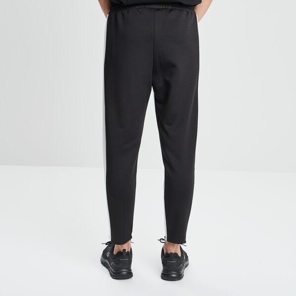 Jogging ajusté détails zippés noir homme