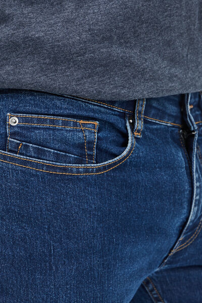 Jeans coupe skinny denim stone homme