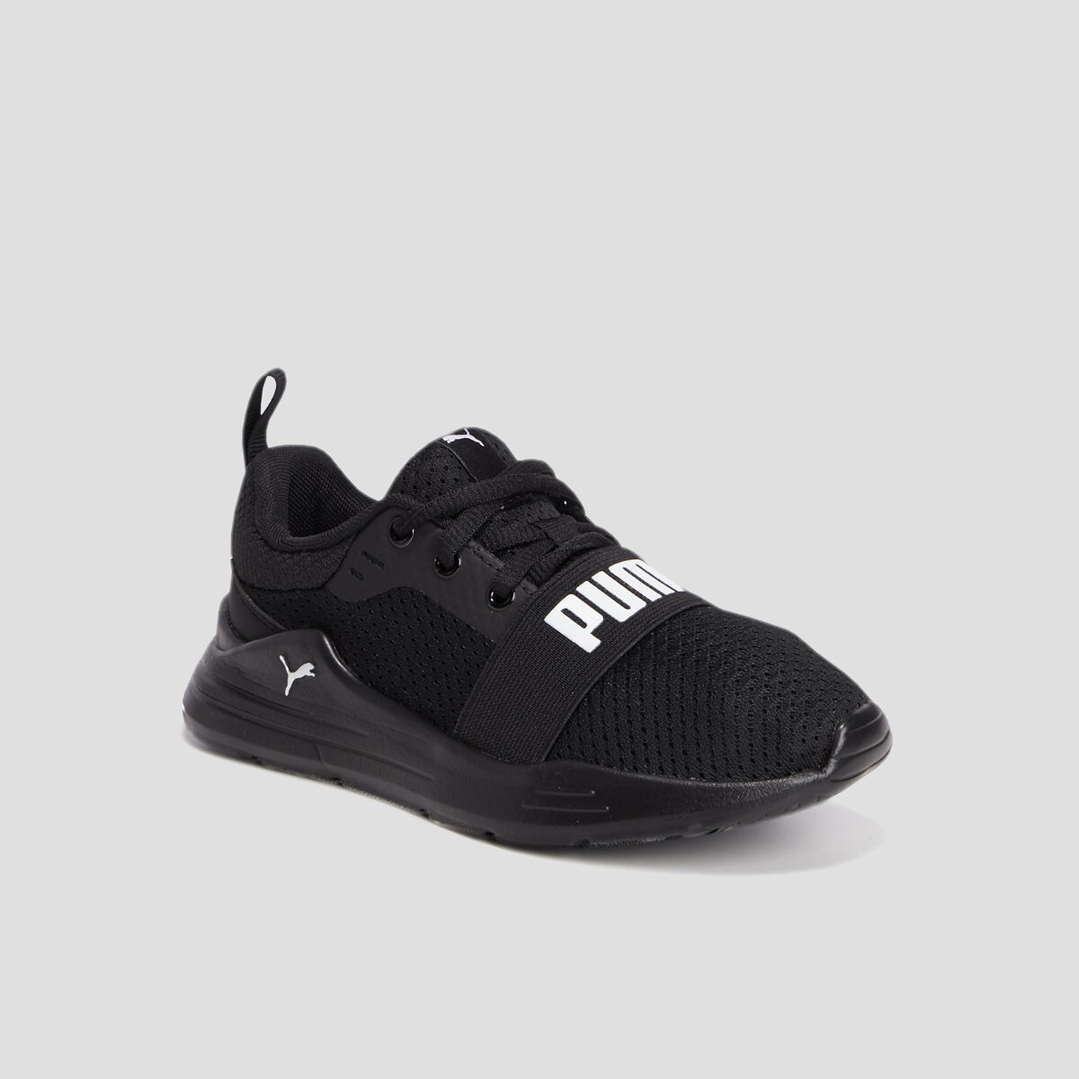Runnings à lacets Puma Wired noir garçon