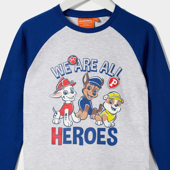 Ensemble pyjama coton Paw Patrol bleu garçon
