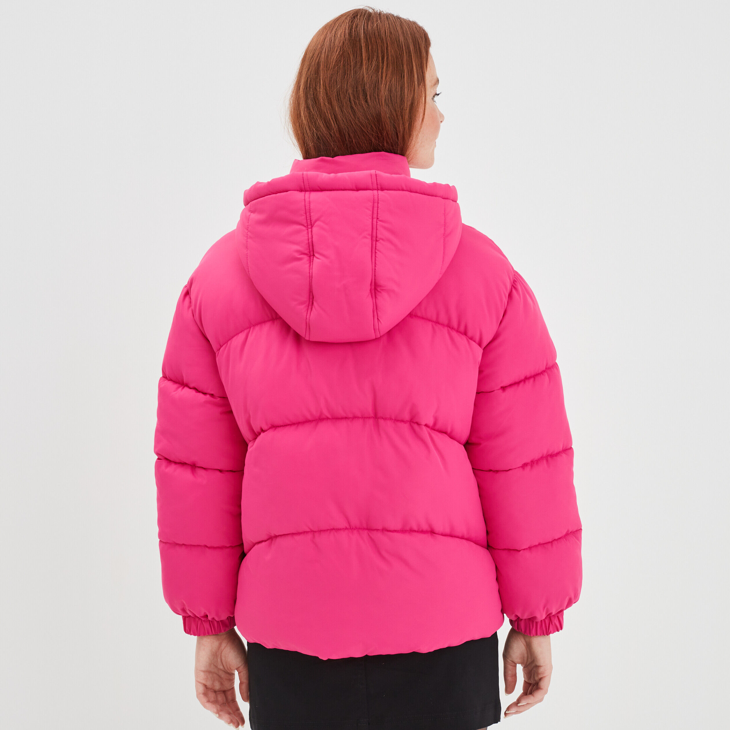 Doudoune rose fluo shop