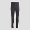 Pantalon skinny taille haute noir femme