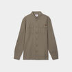Chemise manches longues Trappeur gris homme