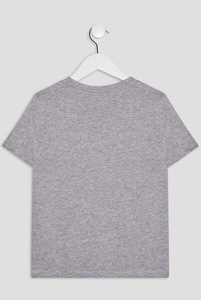 T-shirt manches courtes Creeks gris garçon