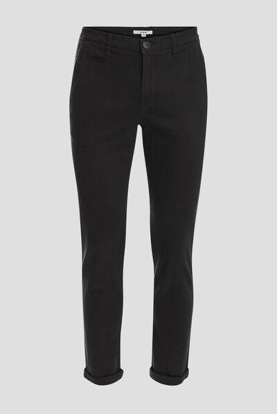 Pantalon chino gris foncé homme