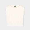 T-shirt sans manches blanc femme