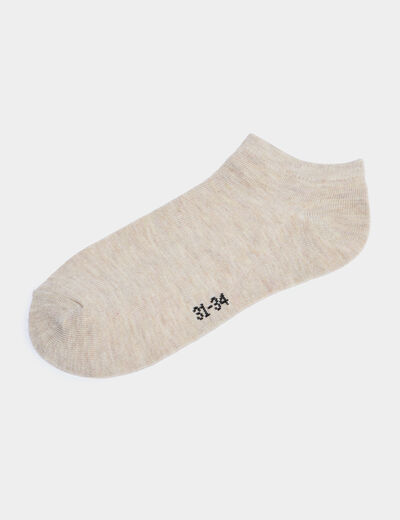 Lot 10 paires de chaussettes beige gar&ccedil;on