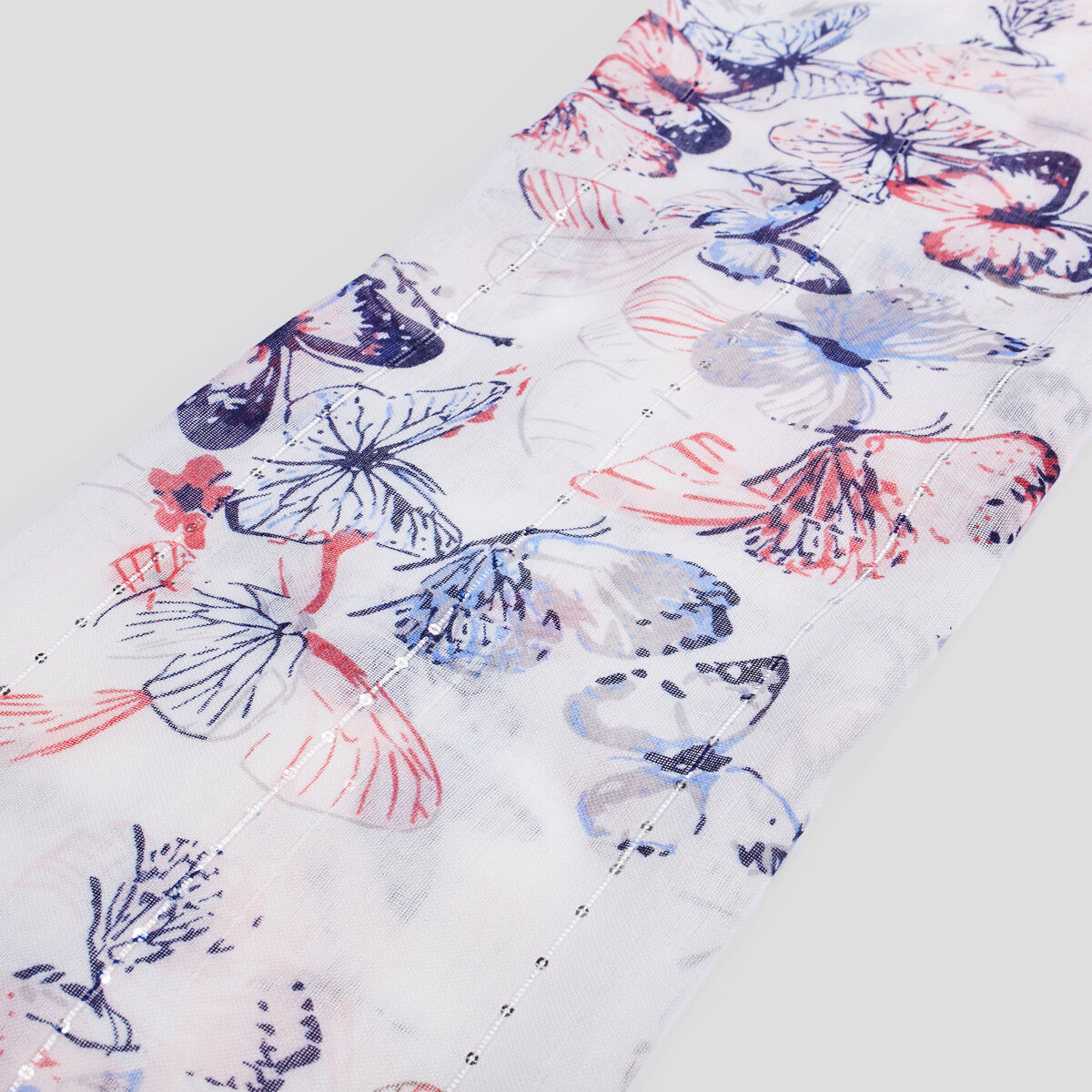 Foulard blanc femme