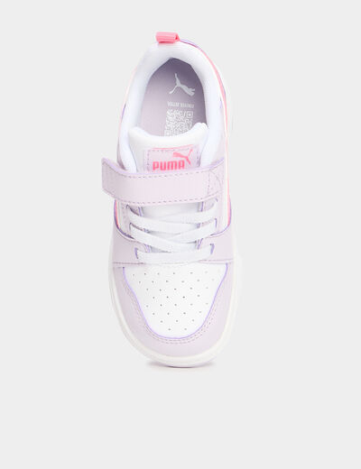 Tennis à lacets Puma rose fushia fille