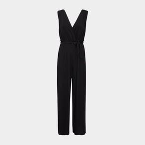 combinaison pantalon plissee noir femme Combinaison pantalon plissée noir femme