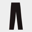 Pantalon droit taille haute noir femme