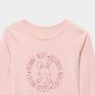 Ensemble pyjama t-shirt pantalon coton rose clair fille