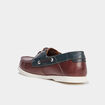 Chaussures bateau en cuir multicolore homme