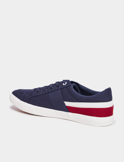 Tennis basses à lacets Creeks bleu marine homme