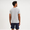 Ensemble pyjama short et t-shirt gris clair homme