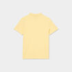 Polo manches courtes &agrave; d&eacute;tail brod&eacute; jaune clair gar&ccedil;on
