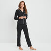 Ensemble pyjama 2 pièces noir femme