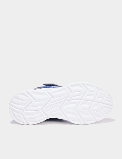 Baskets running semelles lumineuses orange fluo gar&ccedil;on