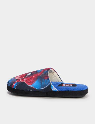 Chaussons mules Spider-Man bleu gar&ccedil;on