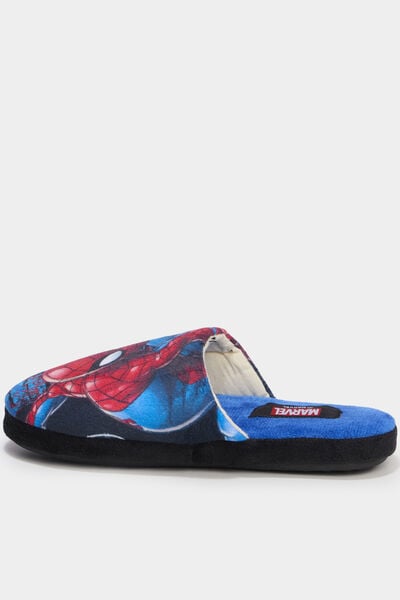Chaussons mules Spider-Man bleu gar&ccedil;on