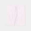 Short jogging molleton droit rose clair homme